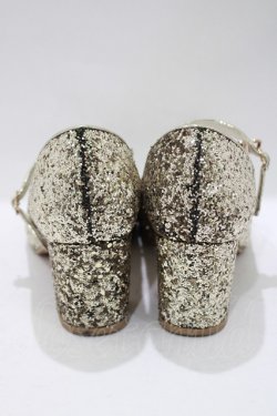 画像3: RoseMarie seoir / glitter shoes L(約24.5cm) ゴールド H-25-05-13-080-LO-SH-NS-ZH