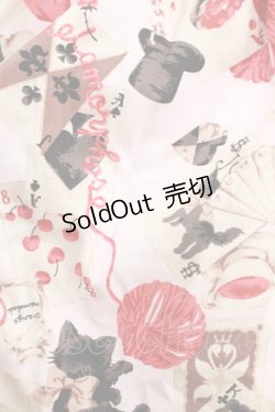 画像4: metamorphose / 【プラスサイズ】Wonder Card フレアジャンパースカート プラスサイズ ピンク H-25-05-13-006-ME-OP-NS-ZH