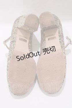 画像4: RoseMarie seoir / glitter shoes L(約24.5cm) ゴールド H-25-05-13-080-LO-SH-NS-ZH