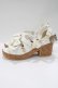 画像2: Amavel / 2wayリボンクロスストラップサンダル S（22.5-23cm) アイボリー H-25-05-13-081-CA-SH-NS-ZH (2)
