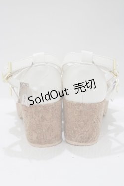 画像3: Amavel / 2wayリボンクロスストラップサンダル S（22.5-23cm) アイボリー H-25-05-13-081-CA-SH-NS-ZH