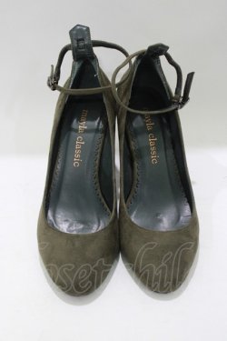 画像1: mayla classic / ストラップシューズ 34(22.5cm） グリーン H-25-05-13-083-LO-SH-NS-ZH