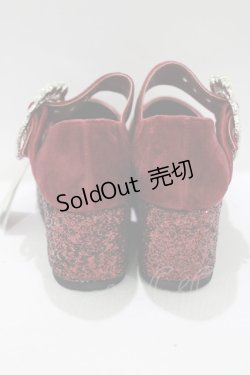 画像3: Ank Rouge / グリッターベロアシューズ M ワイン H-25-05-13-085-CA-SH-NS-ZH