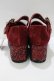 画像3: Ank Rouge / グリッターベロアシューズ M ワイン H-25-05-13-085-CA-SH-NS-ZH (3)