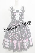Angelic Pretty / Candy Ornamentジャンパースカート Free ブラック H-25-05-13-009-AP-OP-NS-ZH