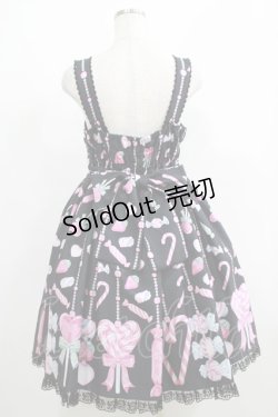 画像3: Angelic Pretty / Candy Ornamentジャンパースカート Free ブラック H-25-05-13-009-AP-OP-NS-ZH