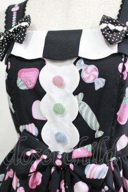 画像4: Angelic Pretty / Candy Ornamentジャンパースカート Free ブラック H-25-05-13-009-AP-OP-NS-ZH
