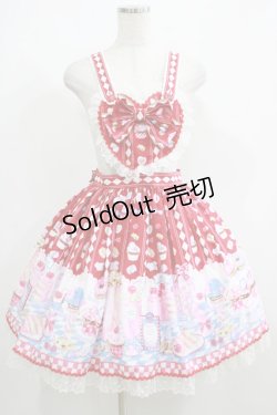 画像1: Angelic Pretty / Diner Dollスカート Free レッド H-25-05-13-010-AP-SK-NS-ZH