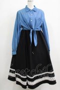 Favorite / デニムと2wayスカートワンピースコーデセット Free ブラック/ブルー H-25-05-13-013-LO-OP-NS-ZH