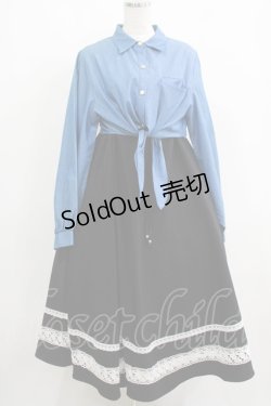 画像1: Favorite / デニムと2wayスカートワンピースコーデセット Free ブラック/ブルー H-25-05-13-013-LO-OP-NS-ZH