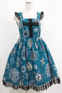 画像1: Angelic Pretty / Magic Amuletジャンパースカート Free グリーン H-25-05-13-015-AP-OP-NS-ZH