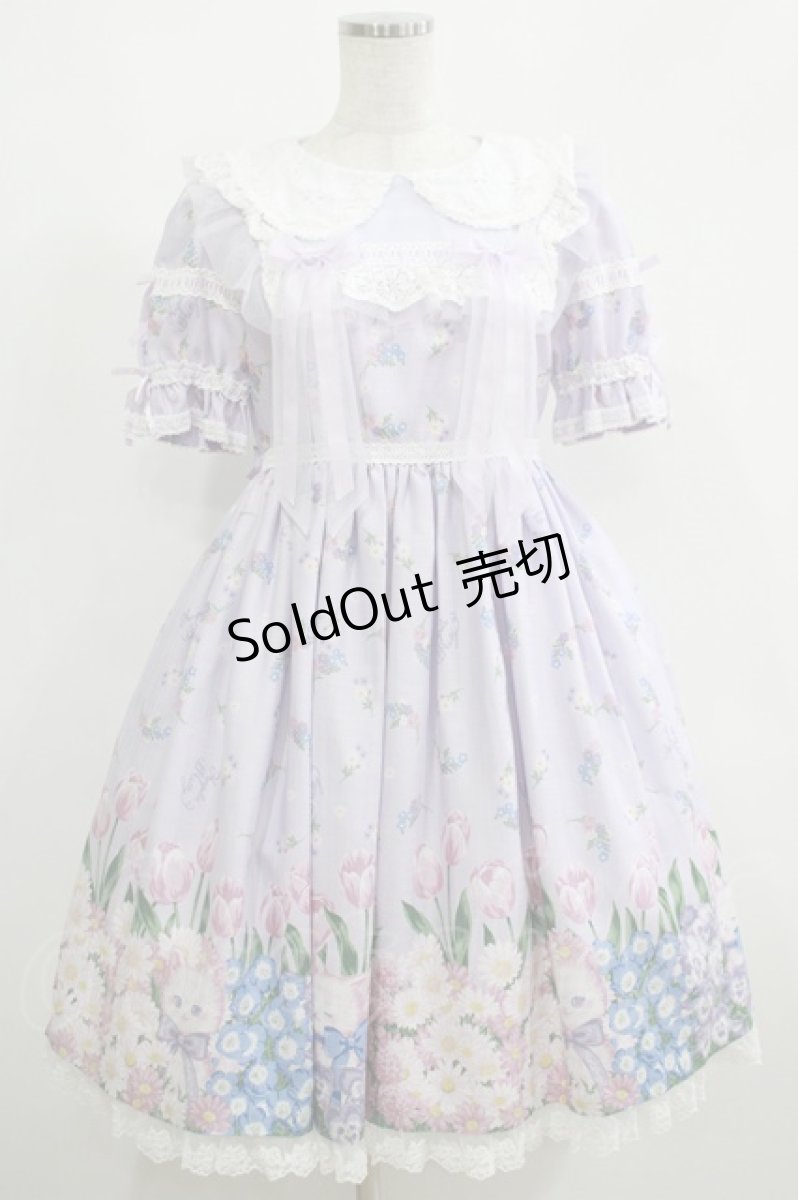 画像1: Angelic Pretty / Flower Kittenワンピース Free ラベンダー H-25-05-13-017-AP-OP-NS-ZH (1)