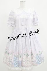 Angelic Pretty / Flower Kittenワンピース Free ラベンダー H-25-05-13-017-AP-OP-NS-ZH
