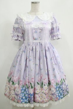 画像1: Angelic Pretty / Flower Kittenワンピース Free ラベンダー H-25-05-13-017-AP-OP-NS-ZH