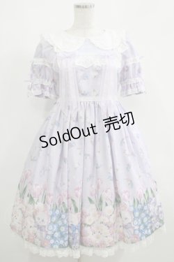 画像1: Angelic Pretty / Flower Kittenワンピース Free ラベンダー H-25-05-13-017-AP-OP-NS-ZH