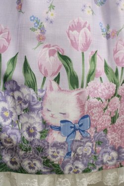 画像4: Angelic Pretty / Flower Kittenワンピース Free ラベンダー H-25-05-13-017-AP-OP-NS-ZH