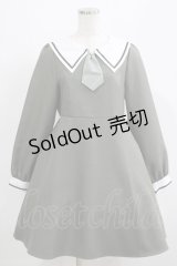 Amavel / チェックタイ付きセーラーワンピース Free グリーン H-25-05-13-023-CA-OP-NS-ZH
