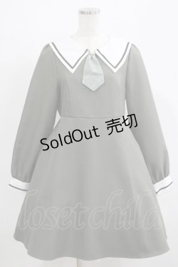 画像1: Amavel / チェックタイ付きセーラーワンピース Free グリーン H-25-05-13-023-CA-OP-NS-ZH