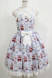 metamorphose / Disney Alice in Wonderlandジャンパースカートセット 1（通常サイズ） サックス H-25-05-13-024-ME-OP-NS-ZH