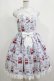 画像1: metamorphose / Disney Alice in Wonderlandジャンパースカートセット 1（通常サイズ） サックス H-25-05-13-024-ME-OP-NS-ZH (1)