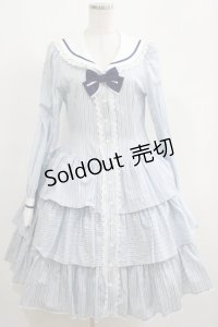 ALICE and the PIRATES / ドビーストライプセーラーワンピース Free サックス H-25-05-13-003-PA-OP-NS-ZH