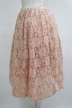 画像2: franche lippee black / レーシーリバーチュールリバースカート Free ピンク H-25-05-13-025-LO-SK-NS-ZH