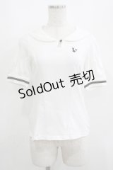 MIHO MATSUDA / セーラーカットソー  白 H-25-05-14-030-GO-TO-KB-ZH