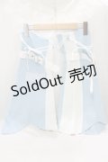 NieR Clothing / ベルト装飾付きLEG COVER  MILK BLUE H-25-05-14-036-PU-ZA-KB-ZH