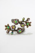 Michal Negrin / フラワーリング  ピンク×オーロラストーン H-25-05-14-039-LO-AC-KB-ZH