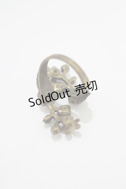 画像2: Michal Negrin / フラワーリング  ピンク×オーロラストーン H-25-05-14-039-LO-AC-KB-ZH