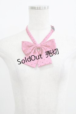 画像1: PEACE NOW / リボンタイ  ピンク/ドット H-25-05-14-044-PU-ZA-KB-ZH