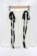 画像1: MILK / Wrap Ribbonレッグウォーマー  白 H-25-05-14-059-ML-ZA-KB-ZH (1)