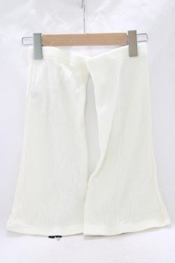 画像2: MILK / Wrap Ribbonレッグウォーマー  白 H-25-05-14-059-ML-ZA-KB-ZH