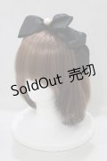 MILK / パールリボンカチューシャ  黒 H-25-05-14-065-ML-AC-KB-ZH