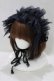 画像1: MARBLE / フリンジリボンフリルヘッドドレス  紺 H-25-05-14-066-GO-AC-KB-ZH (1)