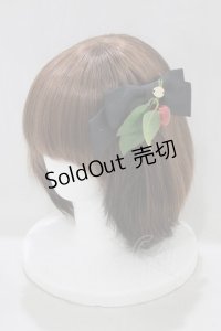 MILK / チェリーバレッタ  黒×レッドチェリー H-25-05-14-067-ML-AC-KB-ZH