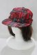 画像1: MILKBOY / SEE THRU CAP  レッドチェック H-25-05-14-073-MB-AC-KB-ZH (1)
