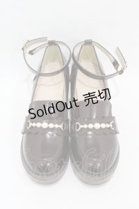 axes femme POETIQUE / パールローファーパンプス L（24.5cm相当） ブラウン H-25-05-14-1001-AX-SH-NS-ZH
