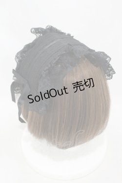 画像2: metamorphose / ラッセルレースヘッドドレス  ブラック H-25-05-14-1003-ME-AC-NS-ZH