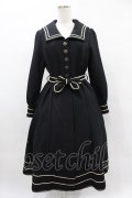 Innocent World / セーラーコートワンピース Ｍ/114.8cm丈 ブラック H-25-05-14-1030-IW-OP-NS-ZH