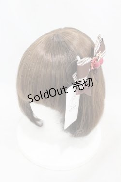 画像1: axes femme POETIQUE / チェリーワッフルマルチリボン  ブラウン H-25-05-14-1005-AX-AC-NS-ZH