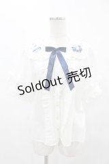 Amavel / Jerryfish Aquarium ブラウス Free オフ/ネイビー H-25-05-14-1049-CA-BL-NS-ZH