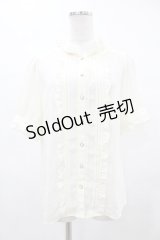 axes femme / カメオ付アンティークブラウス L アイボリー H-25-05-14-1052-AX-BL-NS-ZH