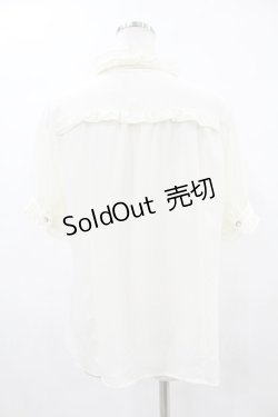 画像2: axes femme / カメオ付アンティークブラウス L アイボリー H-25-05-14-1052-AX-BL-NS-ZH