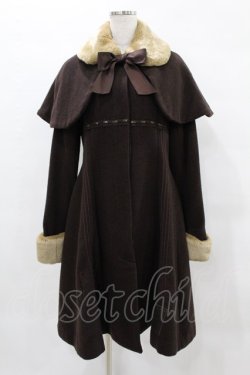 画像1: Innocent World / バイオリンコート L/99cm丈 ショコラ H-25-05-14-1059-IW-CO-NS-ZH