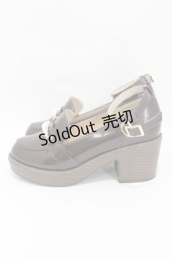 画像2: axes femme POETIQUE / パールローファーパンプス L（24.5cm相当） ブラウン H-25-05-14-1001-AX-SH-NS-ZH