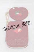 m petit by misako / AMハートミラーツキポーチ  レッド H-25-05-14-1008-LO-ZA-NS-ZH