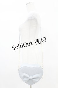 m petit by misako / ハートリボンショルダーバッグ  サックス H-25-05-14-1014-LO-BG-NS-ZH