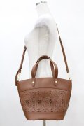 m petit by misako / AMハナパンチング2WAYバッグ  ブラウン H-25-05-14-1018-LO-BG-NS-ZH