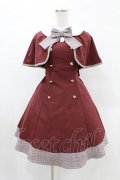 Amavel / 小さなマルシェの探偵ケープワンピース Free ボルドー H-25-05-14-1020-CA-OP-NS-ZH
